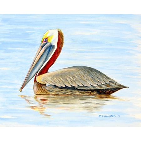 Betsy Drake 18 x 26 in. Summer Pelican Doormat DM807